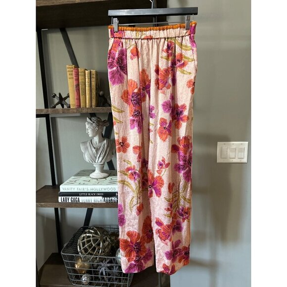 Forte Forte Silk Satin Trouser Pants Orchidea Womens Size III US 8 - Picture 5 of 10
